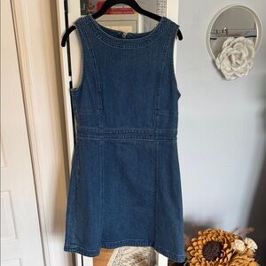 GAP Dark Blue Denim Shift Dress